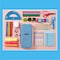 Lockermate By Bostitch Expanding Pencil Case, For Office & School Supplies, Travel Organizer Bag, High Capacity, Blue 24363-BL - alternate 3