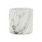 Homeroots 6in White and Gray Marbleized Ceramic Indoor Outdoor Round Pot Planter 487427 - alternate 3