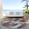 Homeroots 8' Brown And Ivory Round Southwestern Washable Indoor Outdoor Area Rug 587340 - alternate 5
