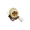 Scotch Handheld Tape Dispenser, 3 in Max. Tape Width, 3 in Tape Core Dia., Pistol, Metal, Plastic, Tan H153 - alternate 1