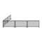 Factory 2U Commercial Patio Black Steel Bar Restaurant Fence Kit, 25ft L, 36in H, Flexible Layout, Powdercoat 805687 - alternate 1