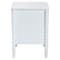 Baxton Studio Lucera Mid-Century White 2-Drawer Bobbin Nightstand 257-14121-ZORO - alternate 6