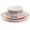 Spice By Tia Mowry Savory Saffron 18 Piece Round Fine Ceramic Dinnerware Set in Golden Honey 77553.18R - alternate 2