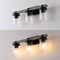Jonathan Y Bungalow 22.75" 3-Light Iron/Seeded Glass Rustic Farmhouse LED Vanity Light, Black/Gray Oak Wood Fini JYL7509B - alternate 6
