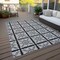 Homeroots 3' X 5' Black Ivory And Gray Medallion Washable Indoor Outdoor Area Rug 589326 - alternate 6