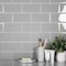 Apollo Tile Gray 3 in x 6 in Glass Glossy Wall Subway 5 sqft/case, 40PK APLA88092 3X6A - alternate 4