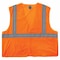 Ergodyne Safety Vest, Breakaway, Mesh, HV, Or, S/M 8215BA - alternate 4
