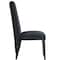 Homeroots Set of Two Black Upholstered Velvet Dining Side Chairs 564878 - alternate 5