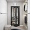 Sartodoors Sliding Closet Bi-fold Doors, Felicia 3355 Matte Black with Clear Glass, Sturdy Tracks Moldings Tr FELICIA3355BF-BLK-36 - alternate 3