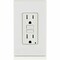 Leviton GFCI Receptacle, 15A, 125Vac, 5-15R, White GFTR1-W - alternate 1