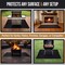 Home-Complete 30x48IN Outdoor Grill Mat for Deck, Fire Pit or Indoor Hearth Protection 50-MAT3048 - alternate 3