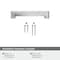 Amerock Appoint 5-1/16 in & 6-5/16 in 128 mm & 160 mm Center-to-Center Polished Chrome Cabinet Cup Pull BP3676326 - alternate 3