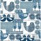 A-Street Prints Hennika Blue Patchwork Wallpaper 2821-25113 - alternate 1