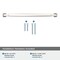 Amerock Stature 10-1/16 inch 256mm Center-to-Center Polished Nickel Cabinet Pull BP37400PN - alternate 2