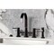 Kingston Brass Bridge Kitchen Faucet with Brass Sprayer, Oil Rubbed Bronze KS8265DLBS - alternate 3