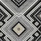 Homeroots 10' X 14' Black Gray And Ivory Tribal Washable Indoor Outdoor Area Rug 598099 - alternate 5
