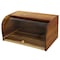 Megachef Acacia Wood Bread Box with Sliding Plastic Lid 750122131M - alternate 3