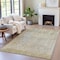 Homeroots 3' X 5' Beige And Ivory Abstract Washable Indoor Outdoor Area Rug 631053 - alternate 4