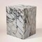Homeroots 20" Ivory Marble Square Block End Table 569935 - alternate 5
