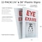 Signmission Eye Exams, Plastic Signs Only 24 Inch x 36 Inch, Corrugated Plastic, 2PK CSB-2436-2PACK-Eye Exams - alternate 2