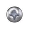 Auveco 14 x 1in Phillips Oval Tapping Screw Zinc Ab, 100PK 8083 - alternate 2