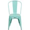 Flash Furniture Mint Green Metal Indoor-Outdoor Stackable Chair, PK4 4-ET-3534-MINT-GG - alternate 5