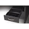 Hirsh Desk Pedestal, 30 in D X 29 1/2 in H, 66 in W X Steel, Charcoal/Mahogany 20538 - alternate 3
