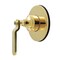 Kingston Brass Single-Handle Six-Way Diverter Valve with Round Trim Kit, Polished Brass KS4032KL - alternate 1
