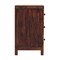 Homeroots 24" Brown Solid Wood Three Drawer Nightstand 651766 - alternate 6