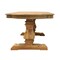 Homeroots 84" Natural Solid Wood Trestle Base Dining Table 488684 - alternate 4