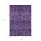 Homeroots 5' X 8' Eggplant Purple And Plum Floral Washable Indoor Outdoor Area Rug 588889 - alternate 4
