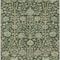 Homeroots 9' X 12' Green Tan And Gray Floral Washable Indoor Outdoor Area Rug 603465 - alternate 6