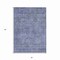 Homeroots 3' X 5' Denim Blue Geometric Washable Indoor Outdoor Area Rug 607476 - alternate 5