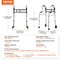 Vevor Folding Walker Stand-Assist Folding Walkers with Adjustable Height & Width FBL860516 - alternate 6