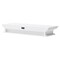 Homeroots 32in Classic White Floating Wall Shelf 397788 - alternate 3