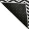 Homeroots 3' X 5' Black And Ivory Chevron Washable Indoor Outdoor Area Rug 595295 - alternate 5
