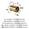 Amerock Whistle 11/16 inch (18mm) Diameter Champagne Bronze Cabinet Knob, 10PK 10VMP37026CZ - alternate 3