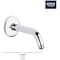 Grohe 4-15/16 in. Wall Mount Shower Arm in Matte Black 274142430 - alternate 2