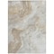 Homeroots 9' X 12' Ivory And Beige Abstract Washable Indoor Outdoor Area Rug 617636 - alternate 2