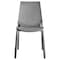 Leisuremod Kent Outdoor Dining Side Chair, Grey KC19GR - alternate 2