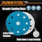 Powertec 5in 9 Holes Hook and Loop Assorted Sanding Disc, Ceramic, 80/120/220 Grit & Abrasive Cleaning Stick 45901CN - alternate 6