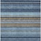 Homeroots 9' X 12' Navy Blue Sky Blue And Taupe Striped Washable Indoor Outdoor Area Rug 614819 - alternate 3
