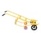 Vestil Yellow Drum Truck Cradle With Mold-on-Rubber Wheels 1000 lb Capacity RDBT-MR - alternate 4