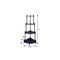 Homeroots 39" Brown Wood Four Tier Corner Bookcase 468923 - alternate 4