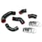 Hps Performance High Temp Reinforced Silicone Intercooler Hose Boots Kit, Black,  57-1227-BLK - alternate 1
