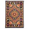 Homeroots 80" X 56" Black Red And Yellow Cotton Star and Sunburst Hanging Tapestry 397196 - alternate 1