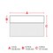 Brady High Adhesion Self Lam Vinyl Wire and Cable Lbl 2.25in H x 2.5in W WT/CL 1000/RL THT-26-417-1 - alternate 2