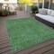Homeroots 8' X 10' Green And Blue Abstract Washable Indoor Outdoor Area Rug 599799 - alternate 5