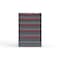 Strong Hold 5 drawer cabinet - (1x 5ft, 1x 6ft, 2x 7ft, 1x 8ft) - Red accents - E-Lock w/ Tracking S3044-PPTAS-0502DS - alternate 1