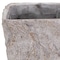 Homeroots 9in Gray Speckle Glaze Cement Indoor Outdoor Rectangular Pot Planter 487894 - alternate 4